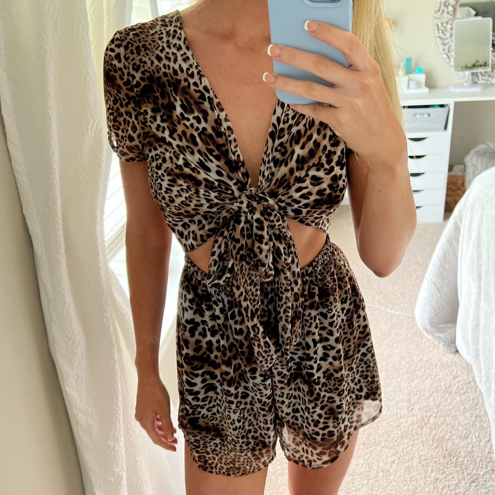 Princess Polly Ragnar Tie Front Romper